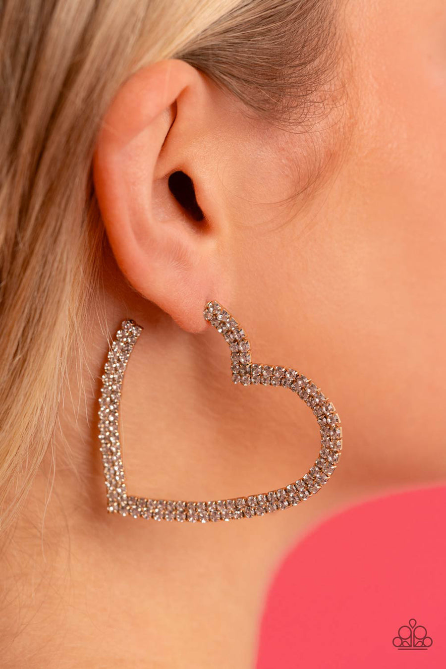 Paparazzi Sweetheart Sequence Hoop Earrings