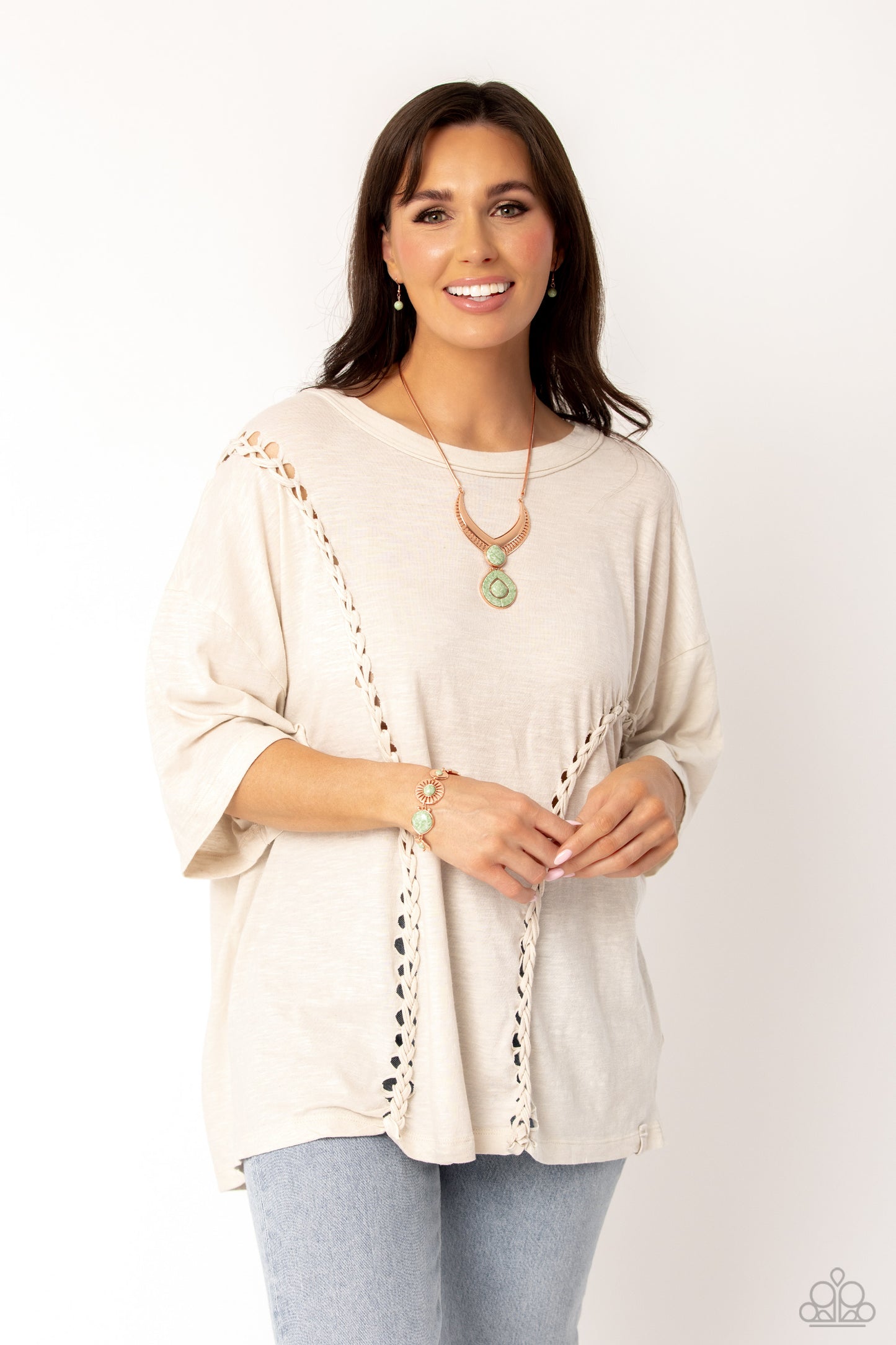 I CLAN See Clearly Now - Copper necklace & Catch Me If You CLAN - Copper bracelet $16 Set