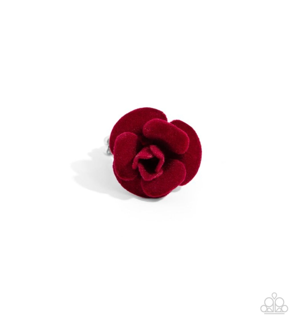 Relaxed Rosette - Red