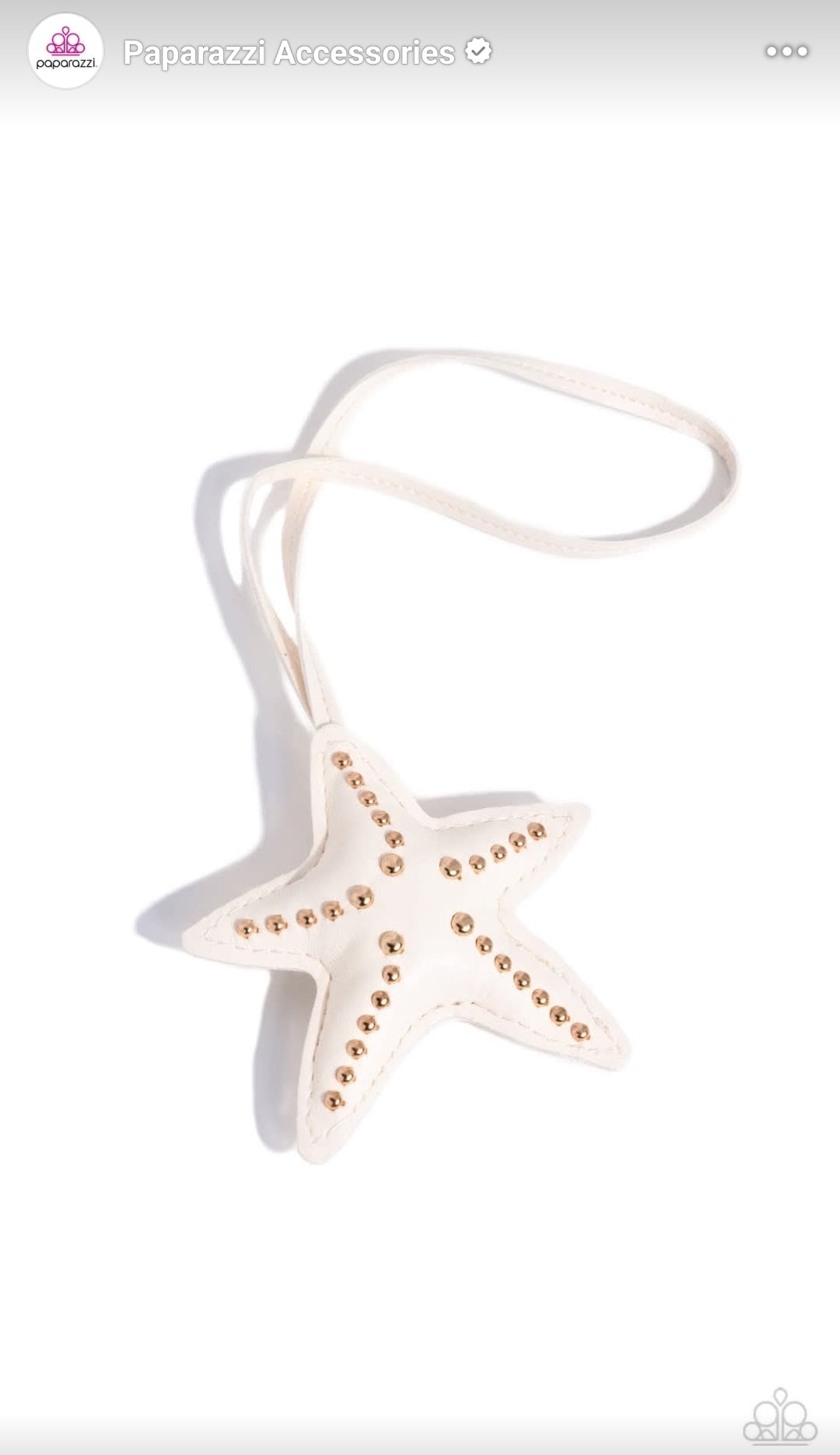 Studded Starfish-White