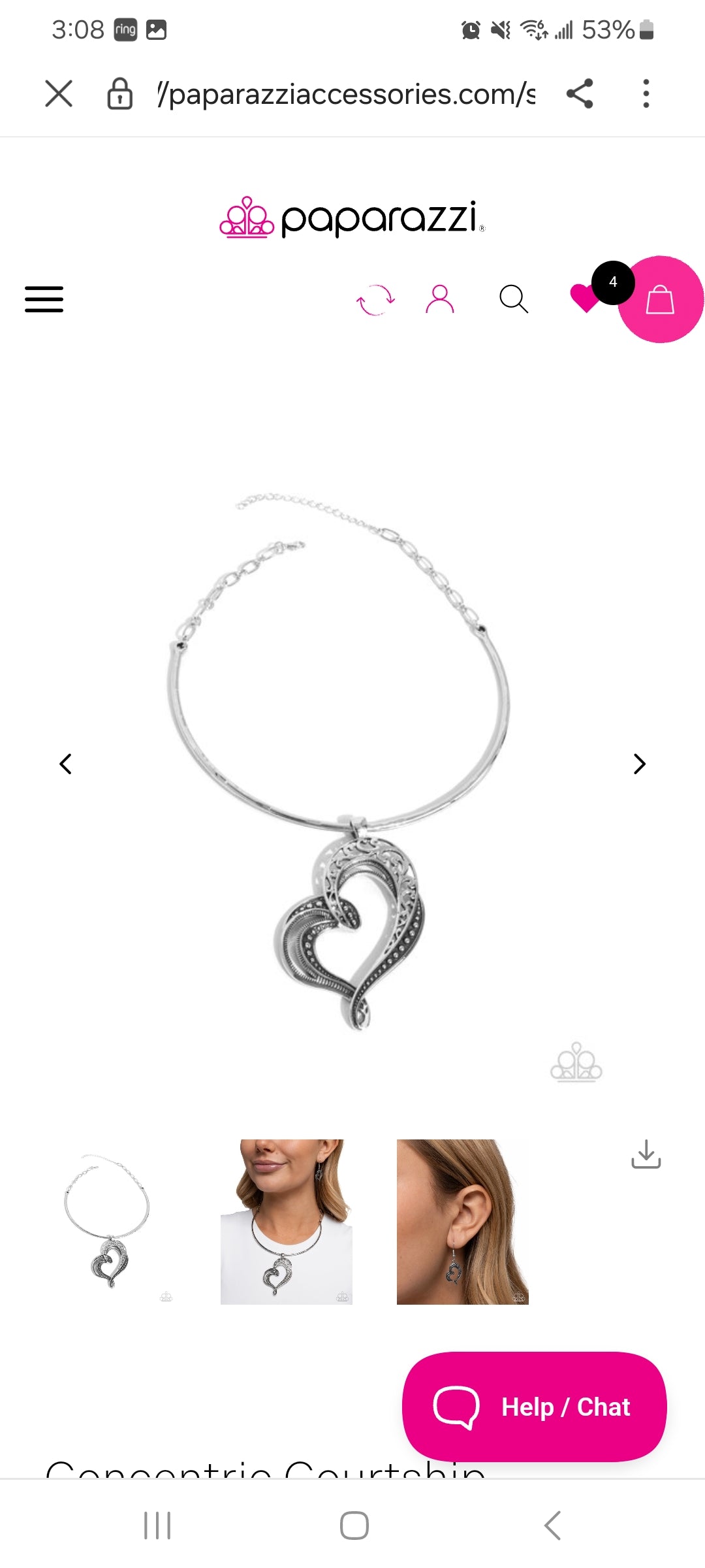 Concentric Courtship - Silver