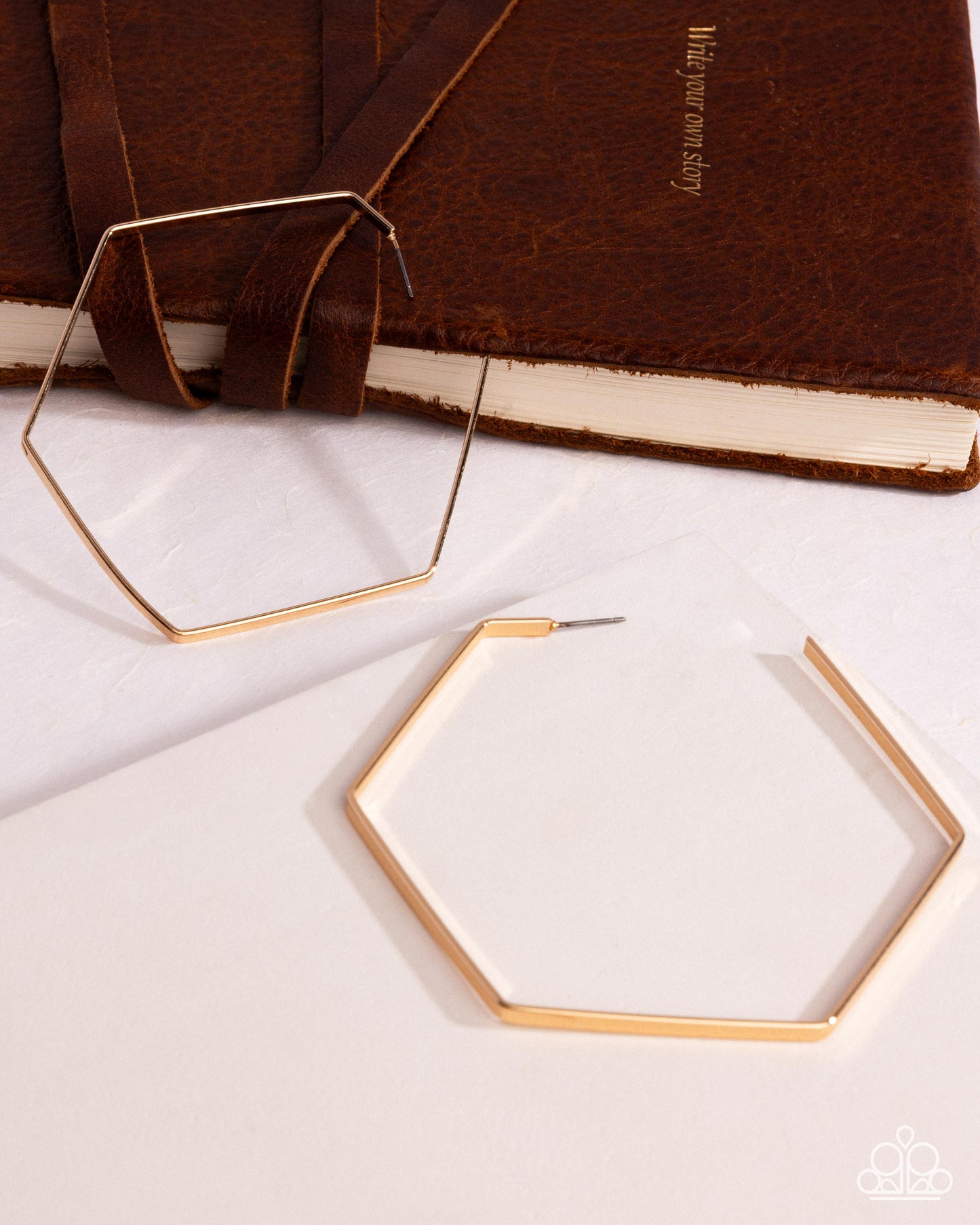 Handcrafted Hexagons-Gold