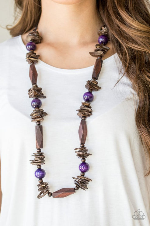 Paparazzi Necklace ~ Cozumel Coast - Purple