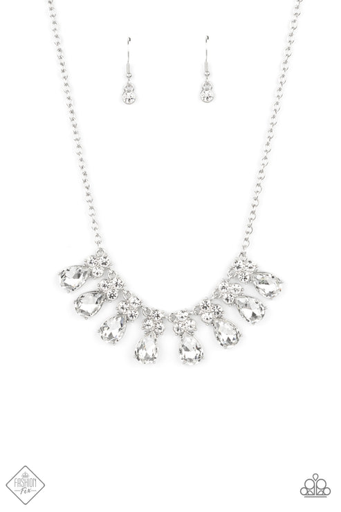 Sparkly Ever After- white Necklace