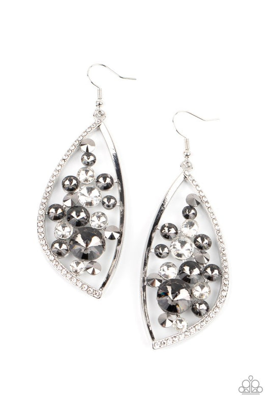 Paparazzi Earring ~ Sweetly Effervescent - Silver