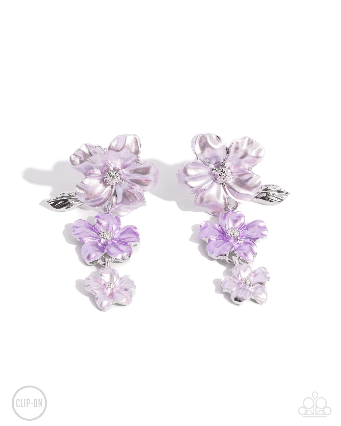 Bouquet Brilliance - Purple necklace- Balanced Bouquet - Purple earrings $10 Set