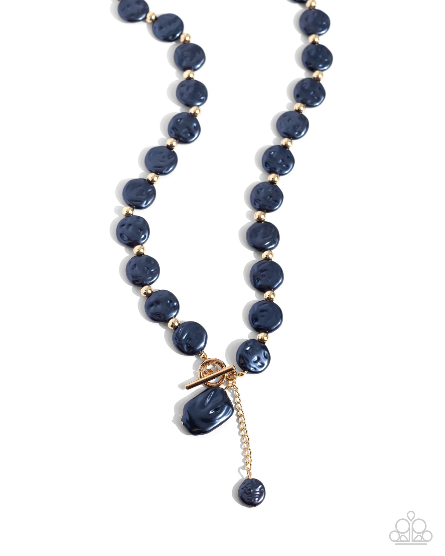 Beaming Baroque - Blue necklace & 5th Avenue Finesse - Blue bracelet $10 Set