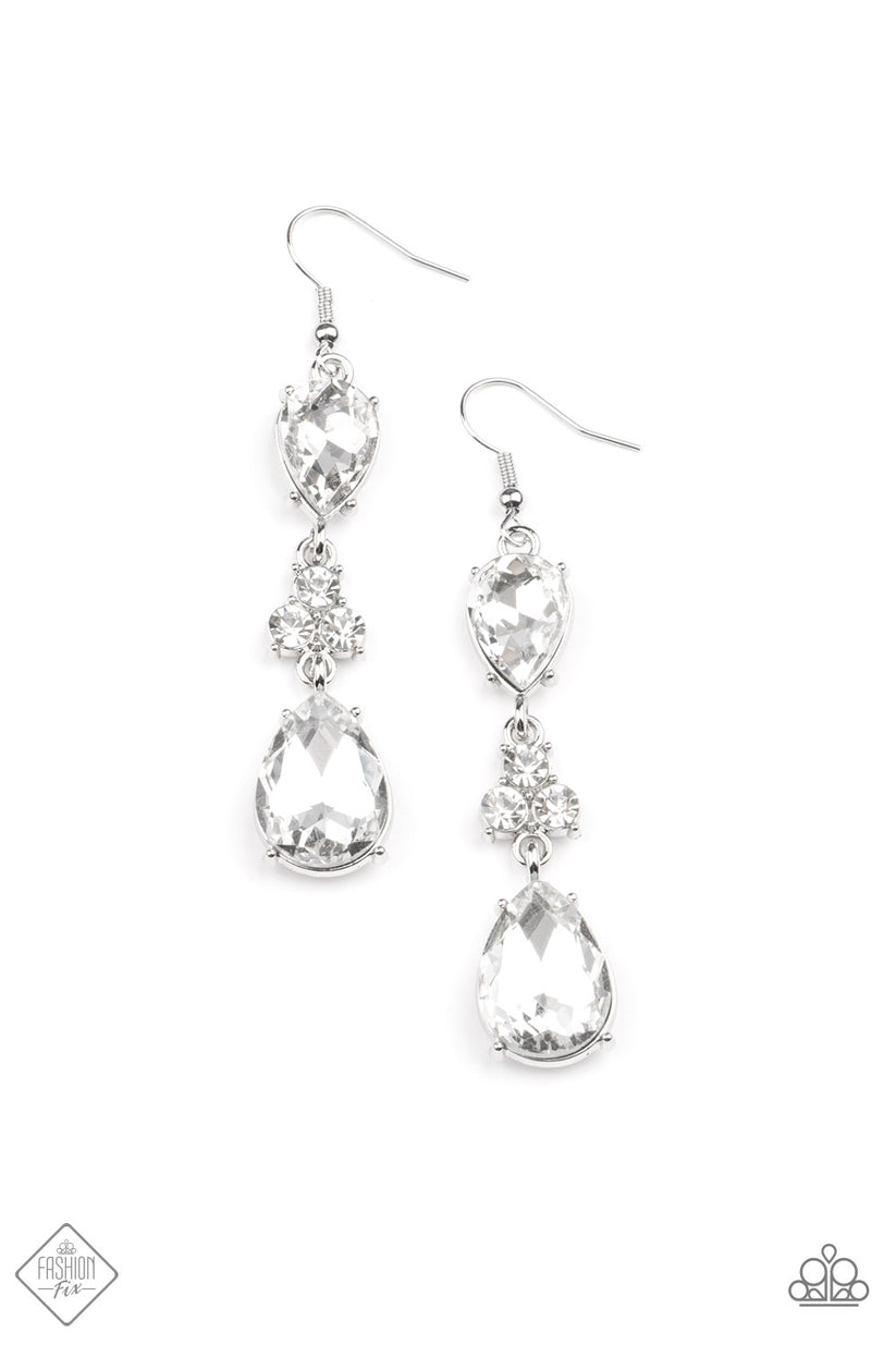 Paparazzi Earring Fashion Fix May 2021 ~ Once Upon a Twinkle - White