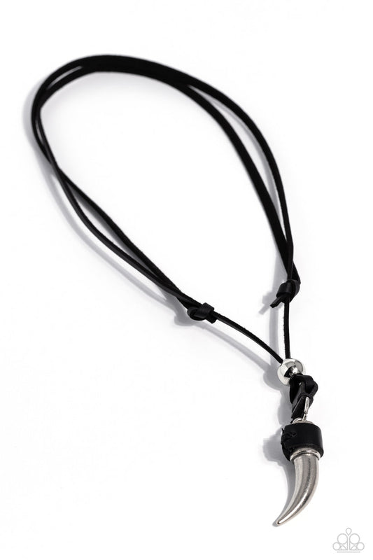 Show Your Claws - black - Paparazzi MENS necklace