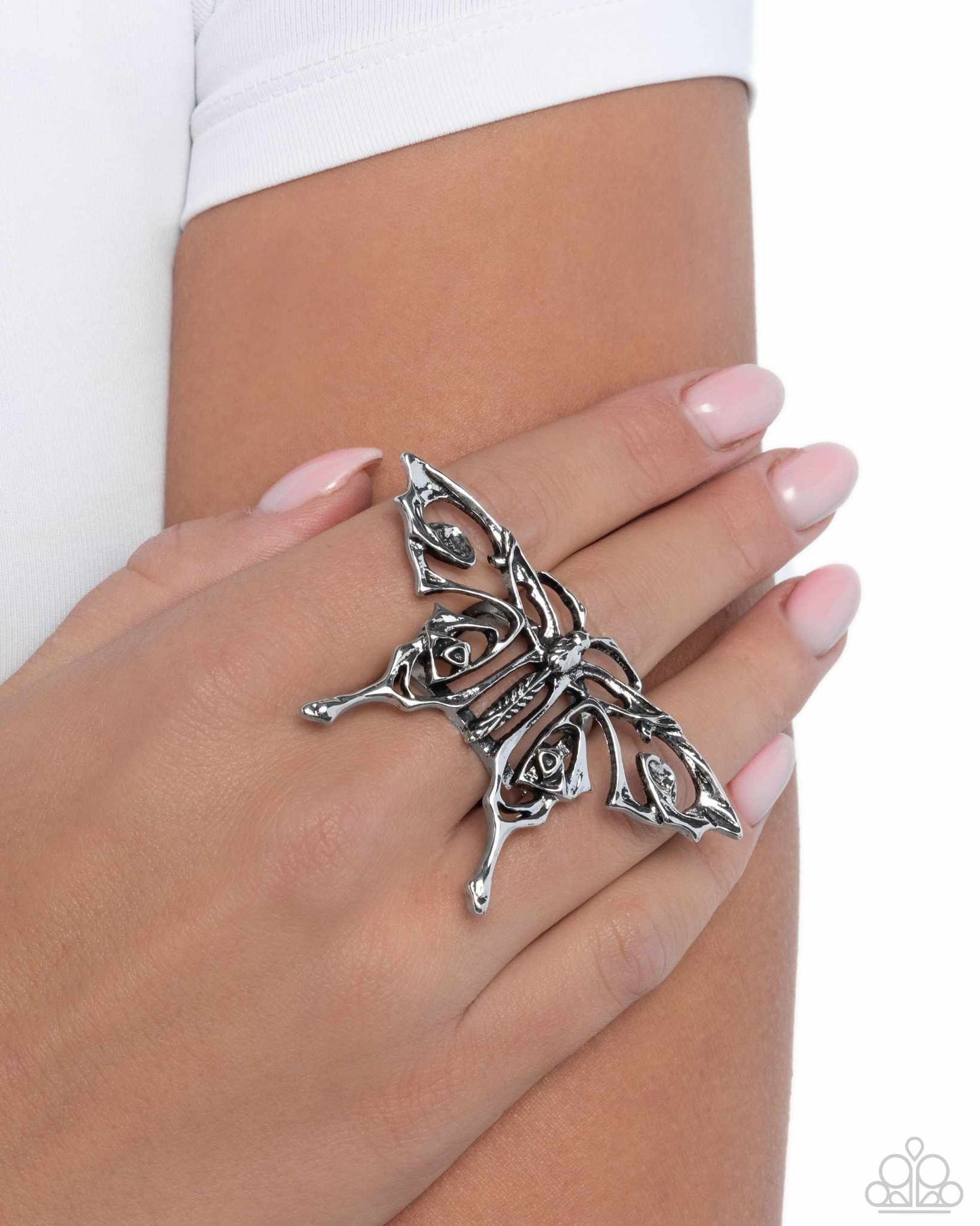 Majestic Moth - Silver