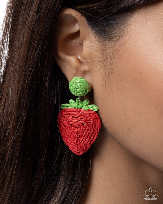 Strawberry Silhouette-Red