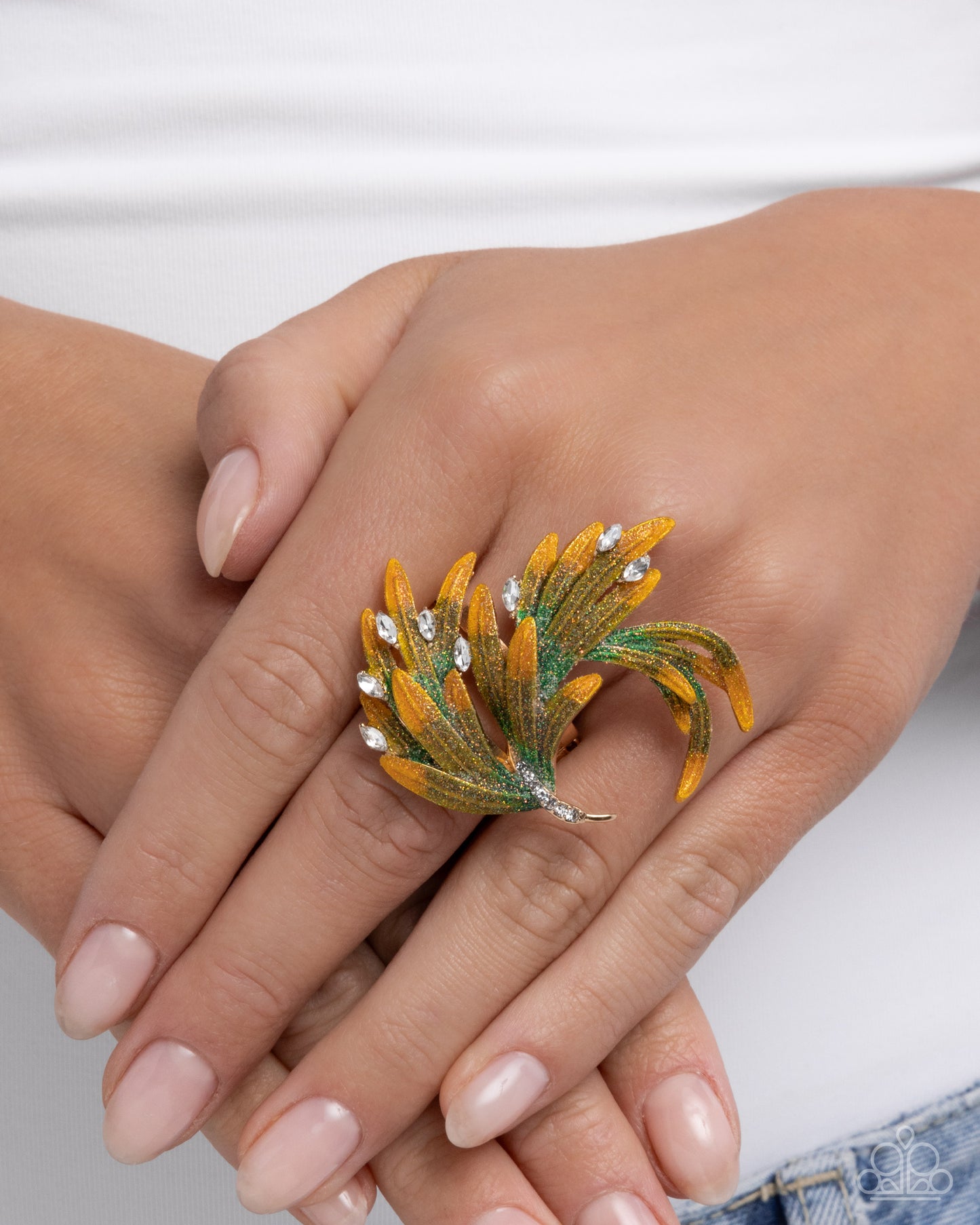 Fantastical Feather-yellow