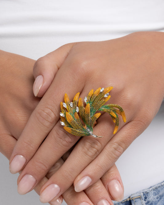 Fantastical Feather-yellow