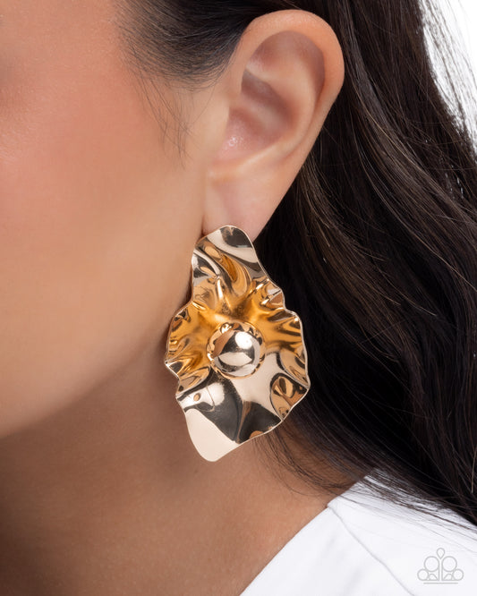 Crinkled Catwalk-Gold